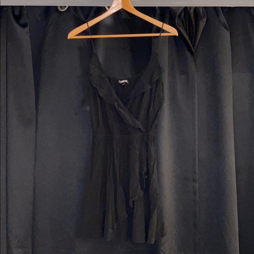 Express Cinched Front Midi Dress